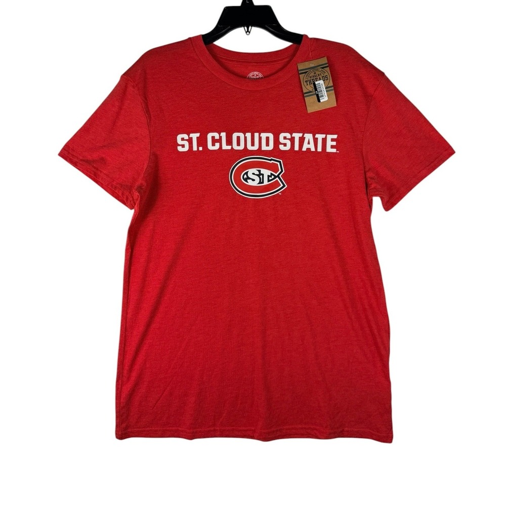 Rivalry Threads St Cloud State Huskies Red Graphic T-Shirt Mens Medium NWT